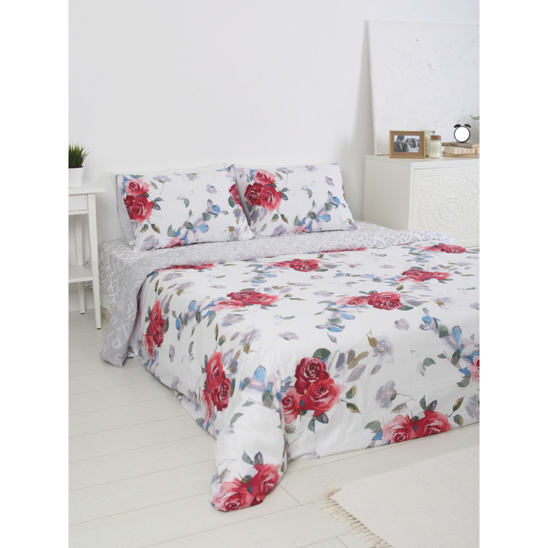 Изображение товара Постельное белье Mona Liza Iden евро бязь 100% хлопок разноцветное