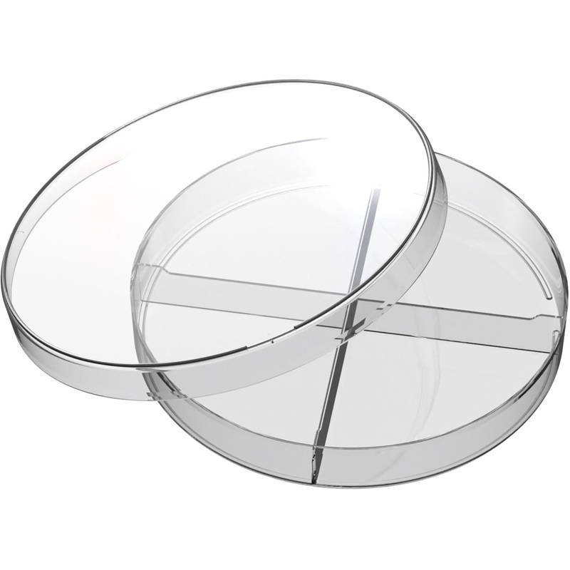 Изображение товара Чашка Петри Перинт 4-секционная стерильная диаметр 90 мм (20 штук в упаковке)