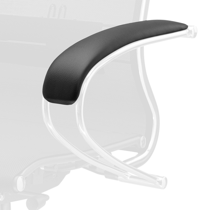 Изображение товара Накладка на подлокотники кресел из экокожи 400х20 мм черная