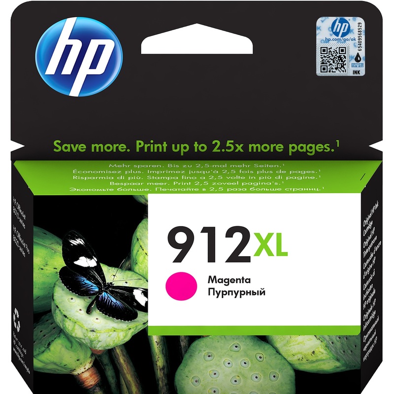Изображение товара Картридж HP 912XL пурпурный повышенной емкости для офисных принтеров