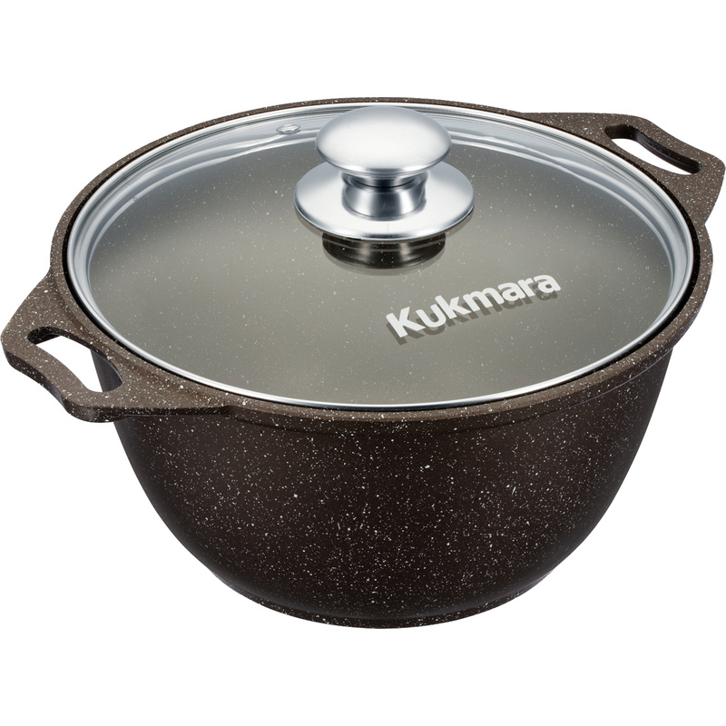 Изображение товара Кастрюля Kukmara (КМК32а) 3 л из литого алюминия с крышкой