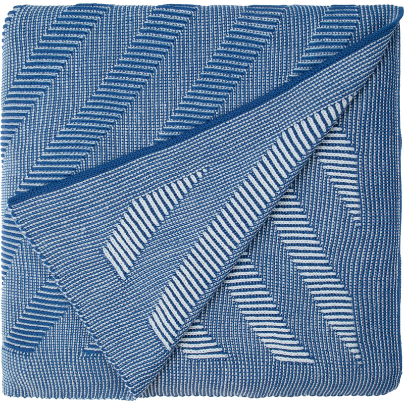 Изображение товара Акриловый плед Teplo Locus Solus 90x160 см в синих и голубых оттенках для дома