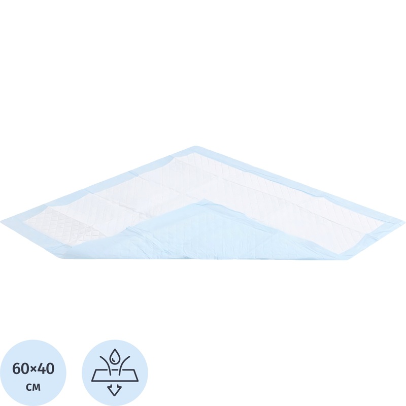 Изображение товара Пелёнка одноразовая впитывающая Медаском 60x40 см