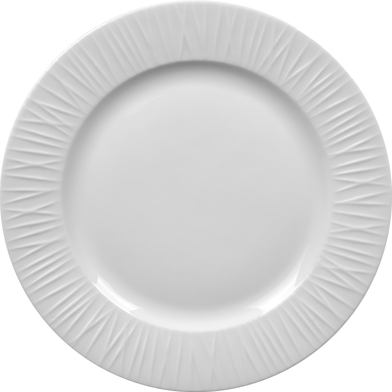 Изображение товара Тарелка Sam&Squito Tiffany фарфор 26.6 см белая 3 штуки