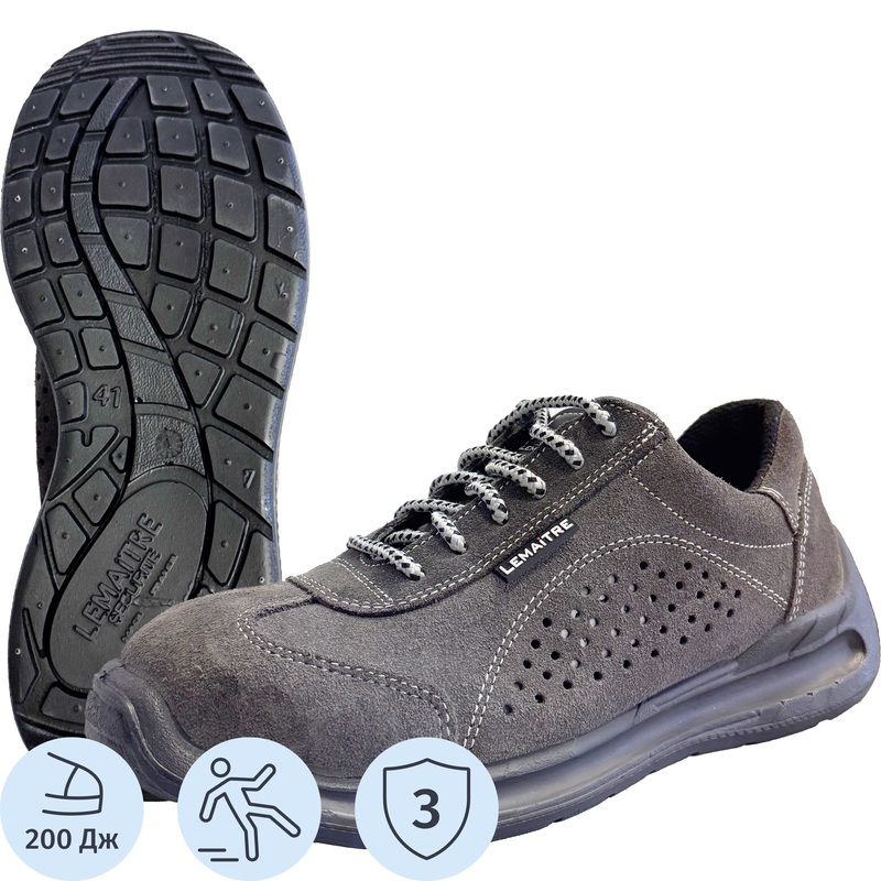 Изображение товара Рабочие полуботинки летние из замши с металлическим подносоком модель Targa 47