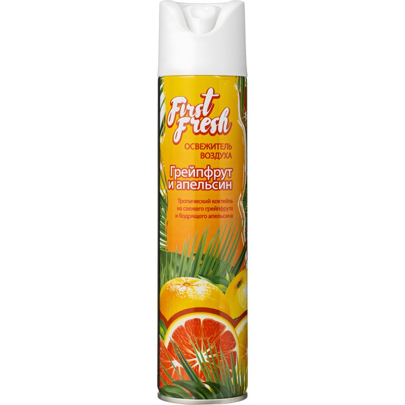 Изображение товара Освежитель воздуха First Fresh Грейпфрут и апельсин 300 мл аромат фруктов