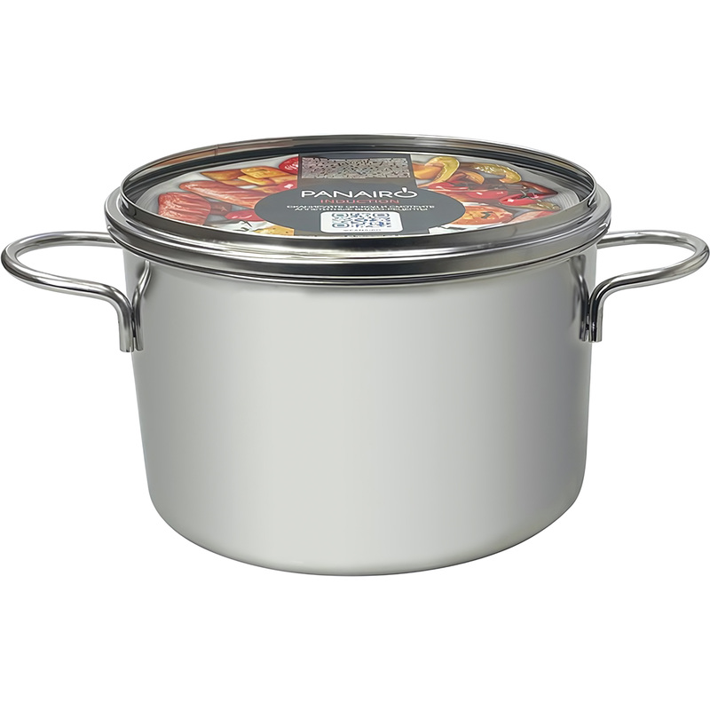 Изображение товара Кастрюля Panairo Catalina 2л нержавеющая сталь с крышкой Россия