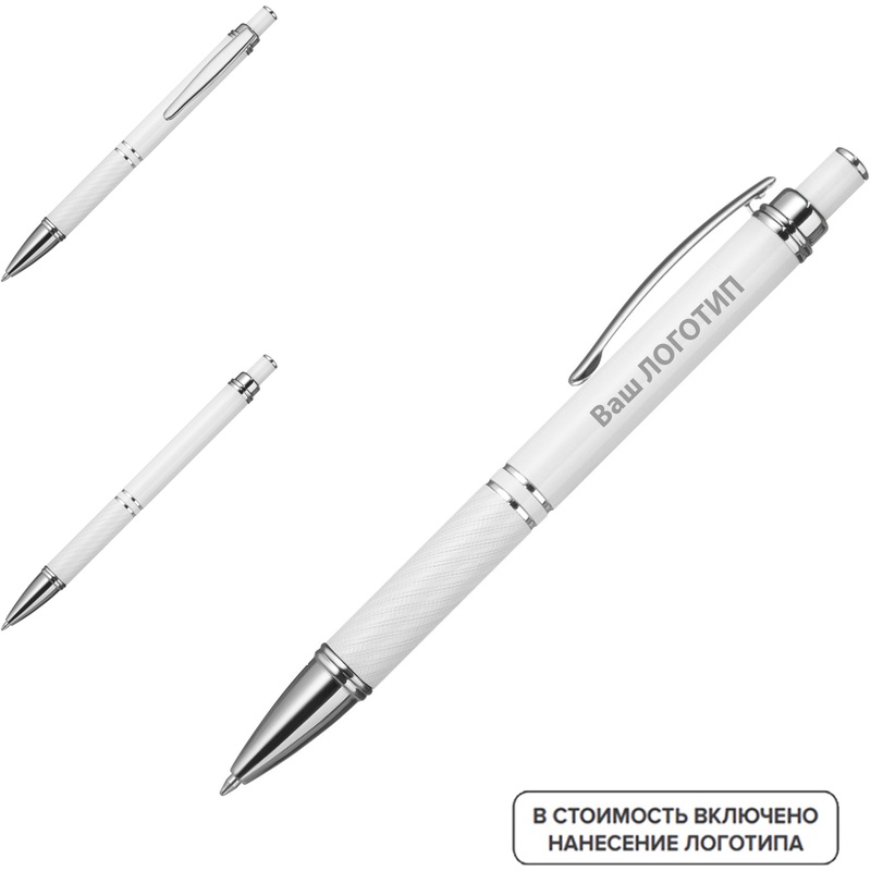 Изображение товара Шариковая автоматическая ручка Crocus синяя 1 мм упаковка 100 штук