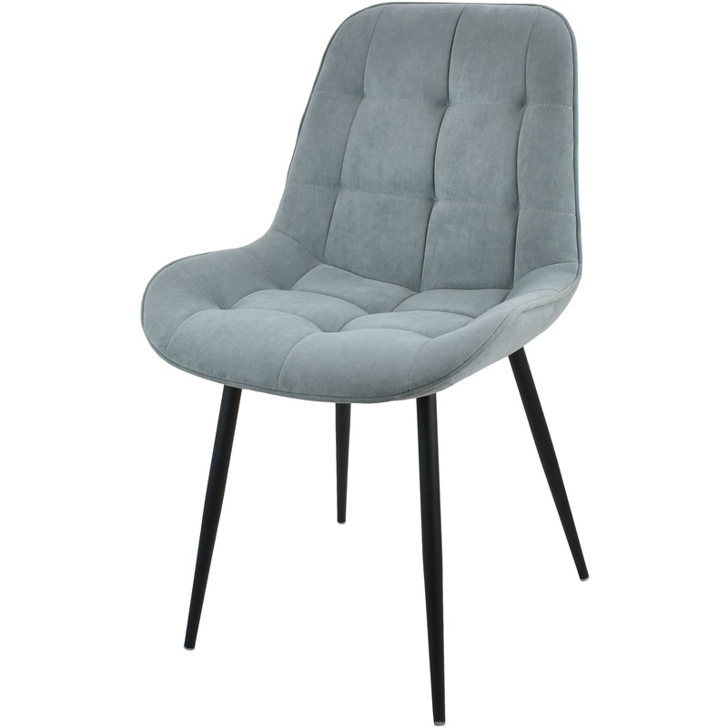 Изображение товара Обеденный стул Флоренция эрго серый из ткани и металла, современный дизайн