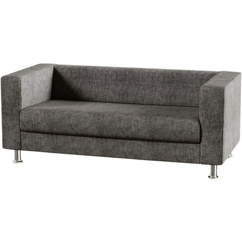 Изображение товара Уценка. Диван трехместный Алекто серый из ткани