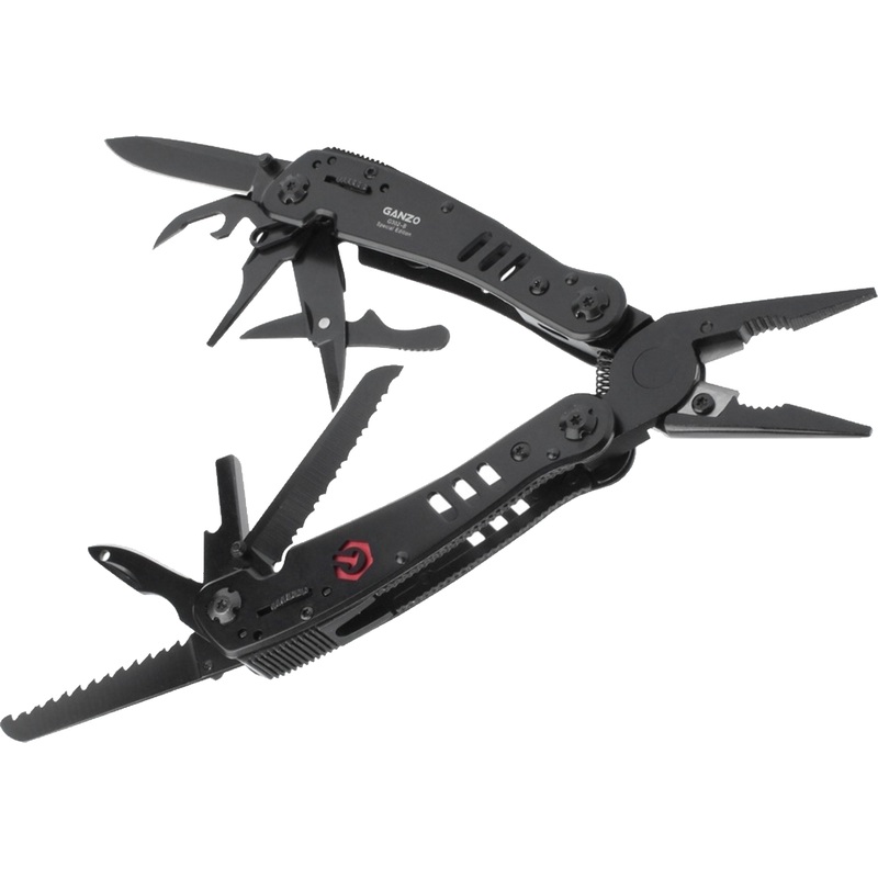 Изображение товара Многофункциональный мультитул Ganzo G302B 26 функций нержавеющая сталь черный