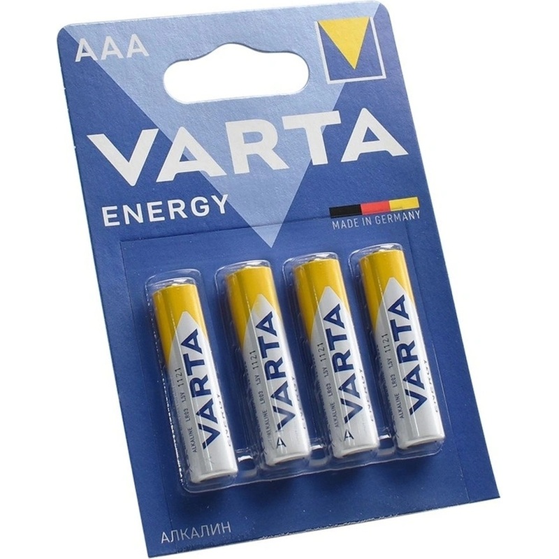 Изображение товара Батарейка AAA мизинчиковая Varta Energy 4 шт в упаковке немецкое качество