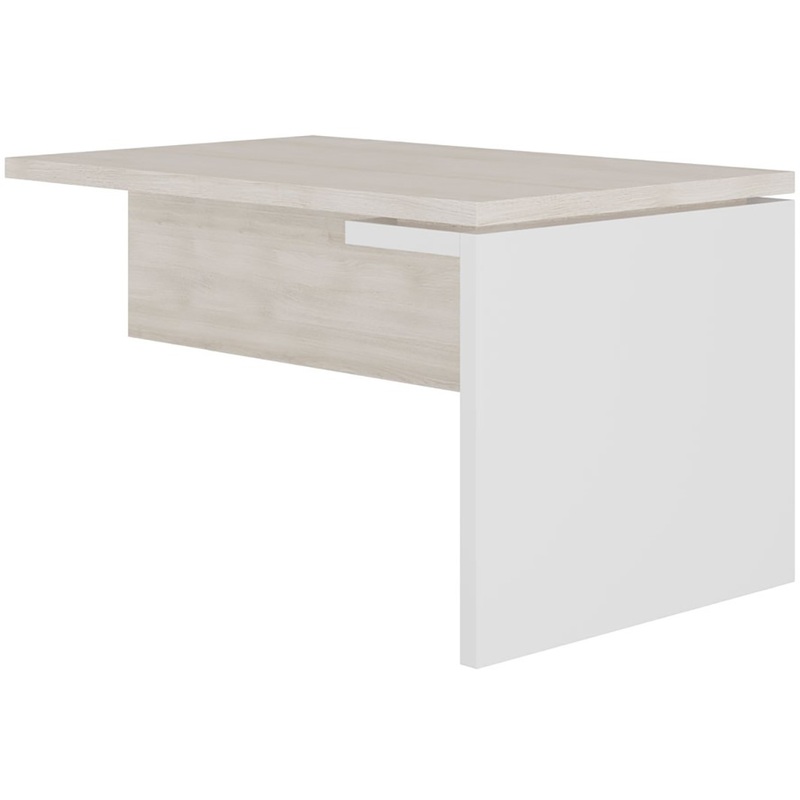 Изображение товара Приставка-брифинг Zion ZIO28571521 дуб светлый белый 1200x800x740 мм