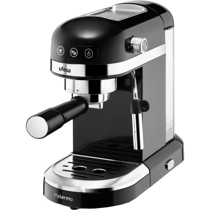 Изображение товара Кофеварка рожковая Ufesa Palermo Black - приготовление капучино и кофе дома
