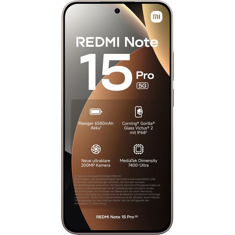 Изображение товара Смартфон Xiaomi Redmi Note 15 Pro 5G 8ГБ 256ГБ серый с NFC и Android