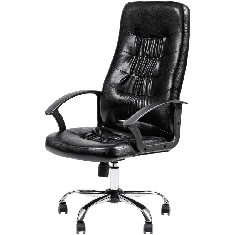 Изображение товара Кресло для руководителя РК 200 чёрное (экокожа, металл)