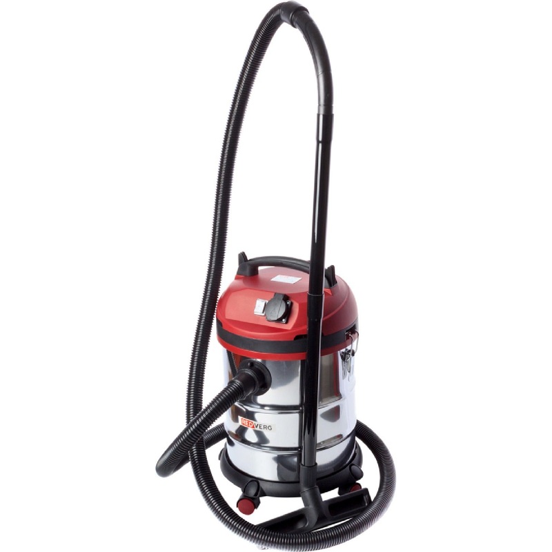 Изображение товара Пылесос строительный Redverg RD-VC1200S-25S для сухой и влажной уборки