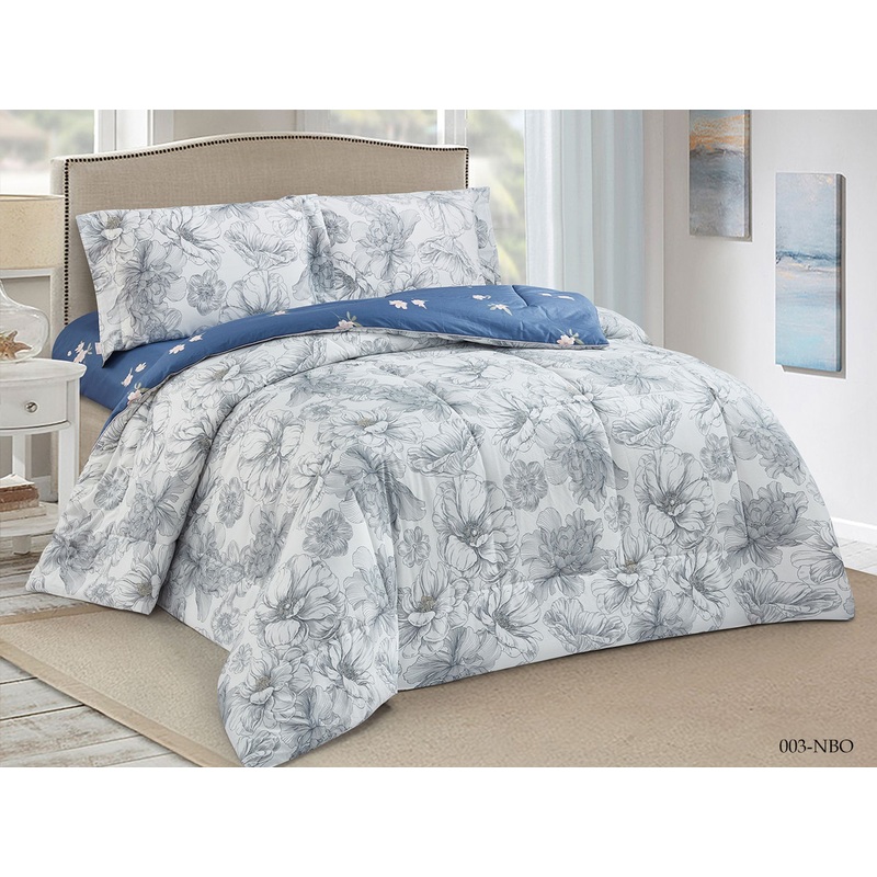 Изображение товара Постельное белье Cleo сатин евро 50x70 наволочки простыня покрывало-одеяло