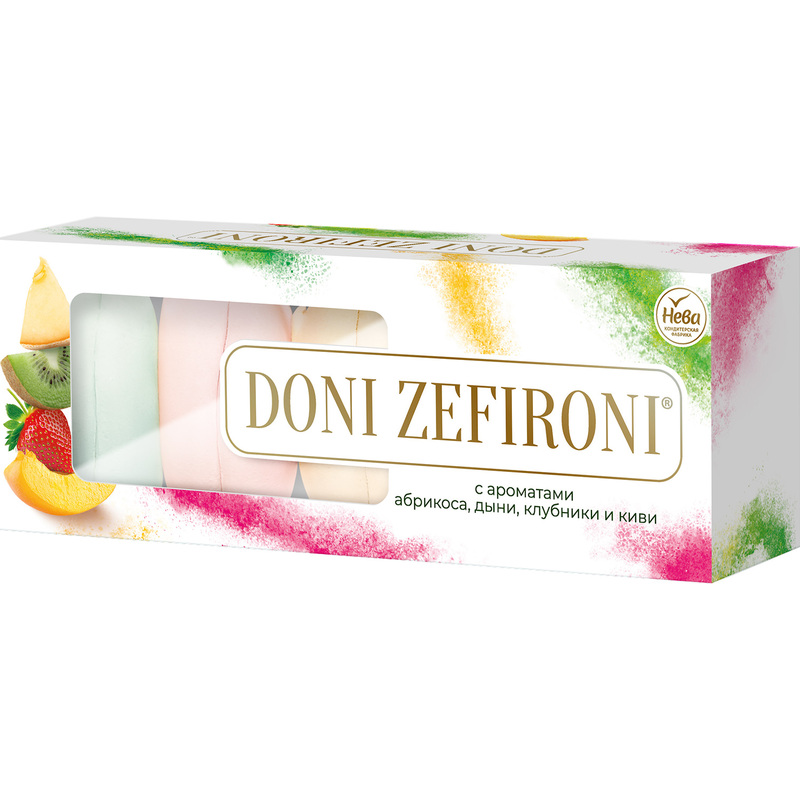 Изображение товара Зефир Doni Zefironi Нева ассорти 210 г воздушное лакомство без искусственных красителей