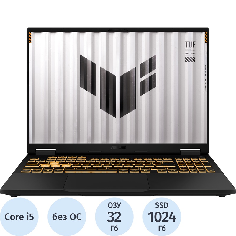 Изображение товара Ноутбук Asus TUF Gaming FX608JPR RV121 16  RTX5070 32ГБ 1ТБ 165Гц