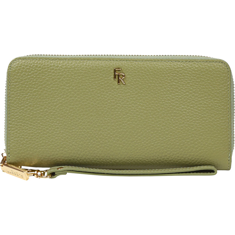 Изображение товара Кошелек женский Fabretti из натуральной кожи зеленого цвета (Q77006D-154)