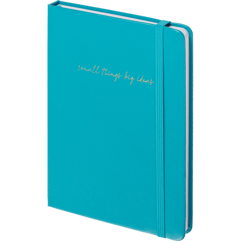 Изображение товара Ежедневник недатированный Attache А5 голубой с фиксирующей резинкой искусственная кожа