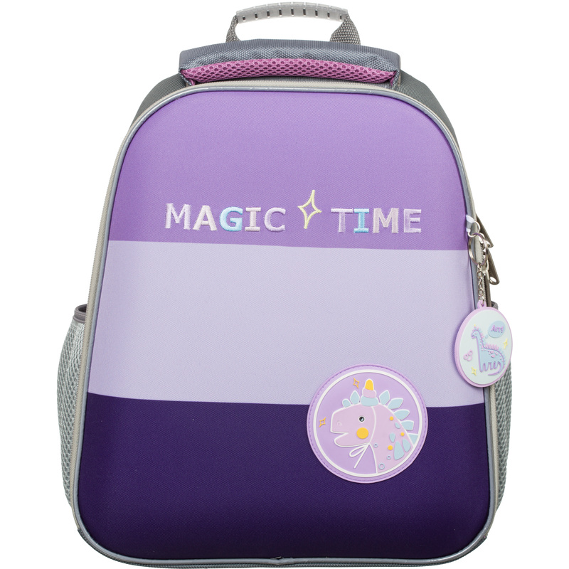 Изображение товара Ранец Комус Класс №1 School Basic Casual анатомический серый для девочек