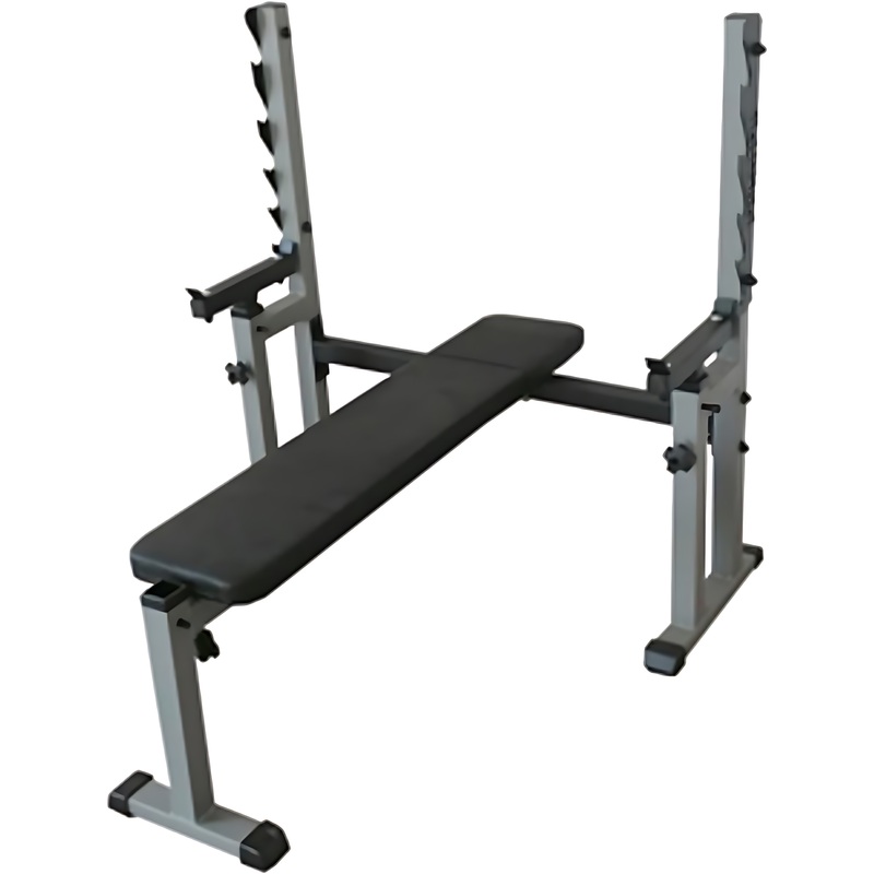 Изображение товара Скамья для жима лежа с подстраховкой RK-01 высокая прочность и регулируемые упоры