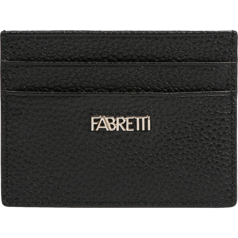 Изображение товара Картхолдер Fabretti из натуральной кожи на 5 карт черный компактный
