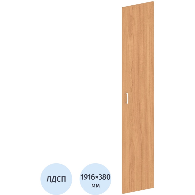 Изображение товара Дверь высокая Комус Мебель (Easy to lead) Easy One ЛДСП (груша ароза, 380х1916 мм)