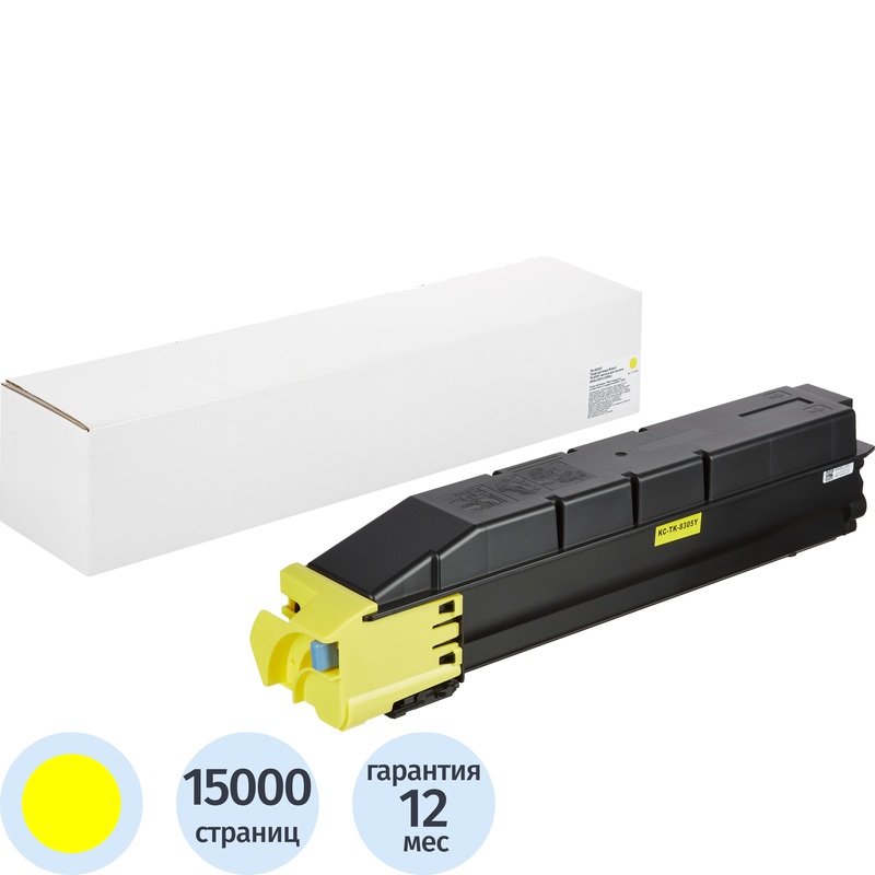 Изображение товара Картридж лазерный Retech TK-8305Y 1T02LKANL0 для Kyocera желтый совместимый