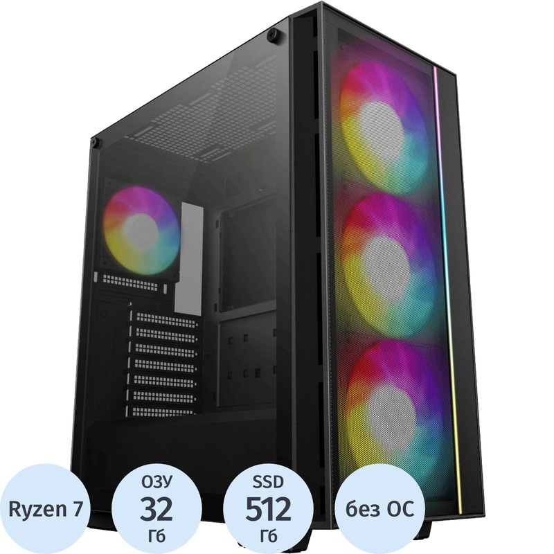 Изображение товара Игровой системный блок BigTech 7NG с Ryzen 7 5700G и 32 ГБ ОП