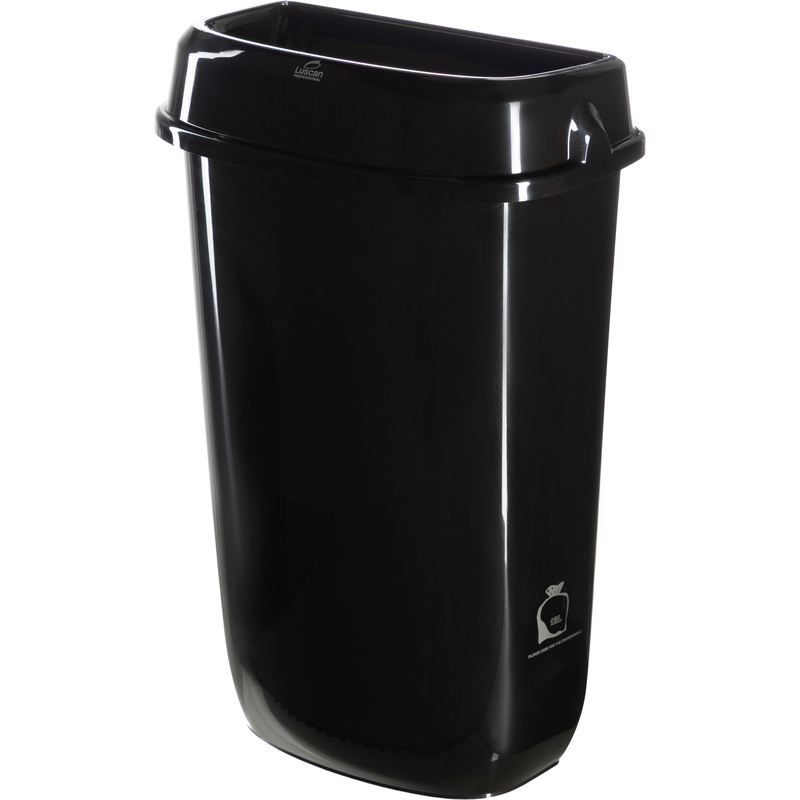Изображение товара Подвесной контейнер для мусора Luscan Professional 12л пластиковый черный