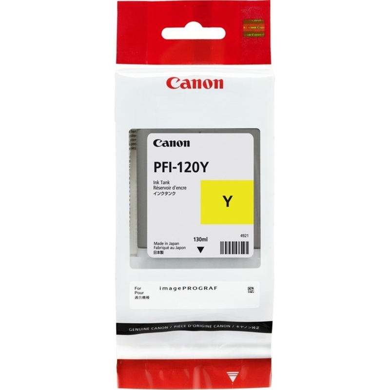 Изображение товара Картридж струйный Canon PFI-120 2888C001 жёлтый оригинальный