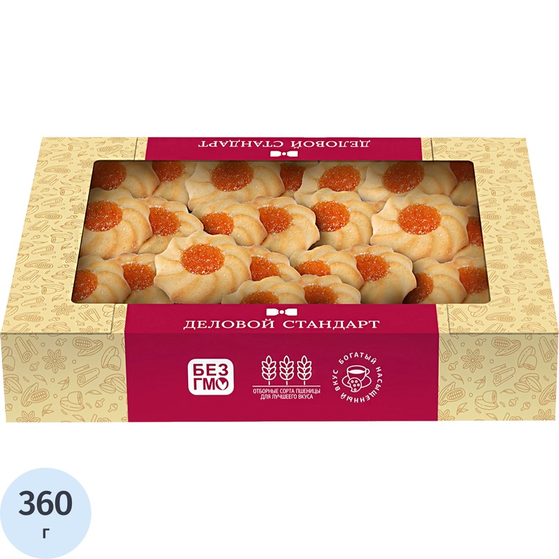 Изображение товара Печенье сдобное Деловой Стандарт Курабье 360 г