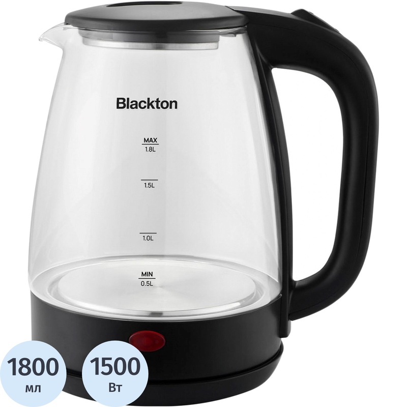Изображение товара Чайник электрический Blackton Bt KT100G чёрный (86211423)