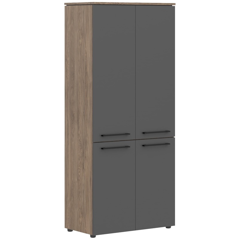 Изображение товара Шкаф для документов Morris Trend MHC85.3 антрацит/кария пальмира