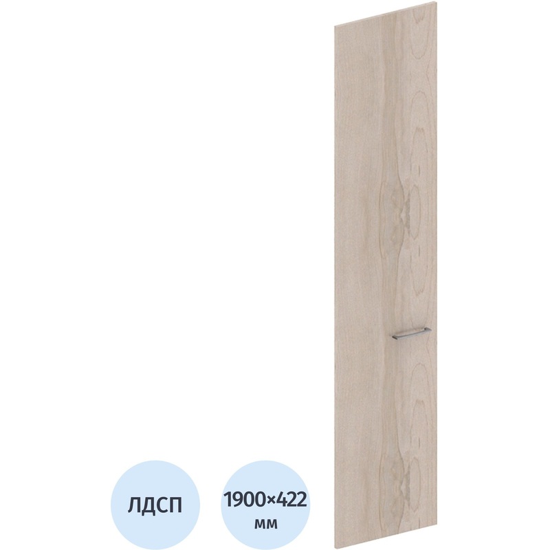 Изображение товара Высокая дверь Xten ЛДСП бук тиара 422х1900 мм