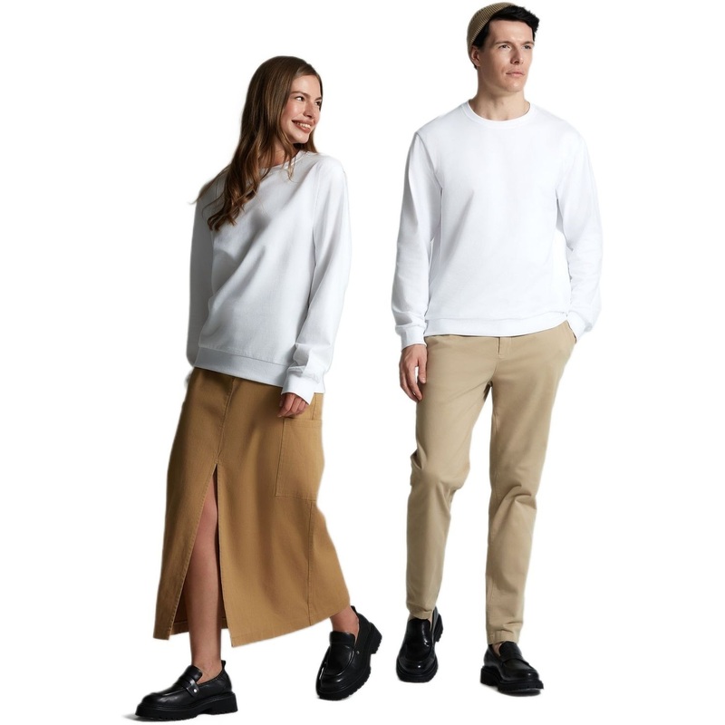 Изображение товара Белый универсальный свитшот Toima 2.0 для кастомизации, размер S