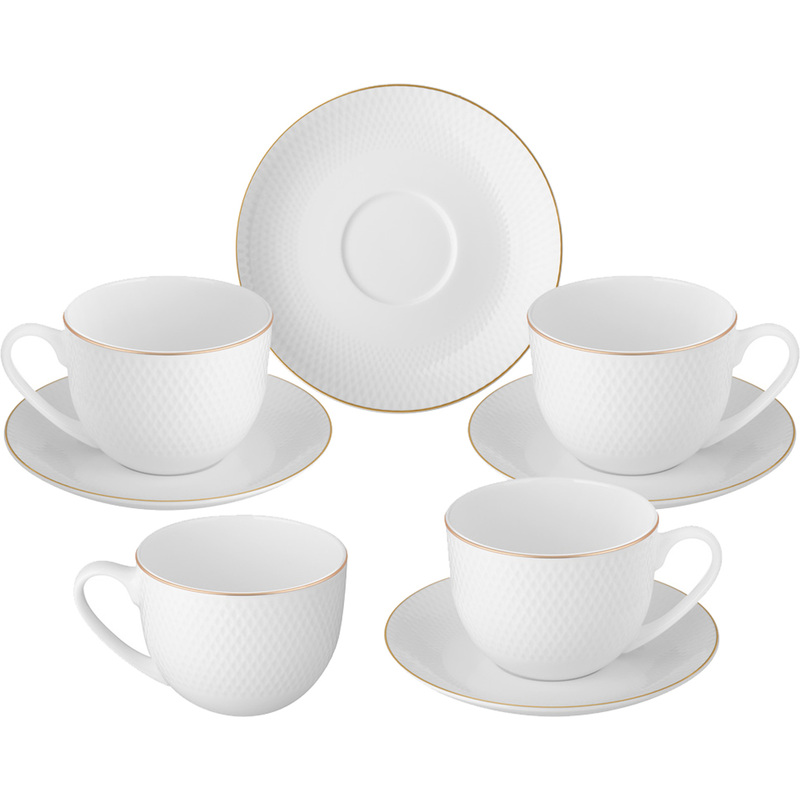 Изображение товара Набор чайный Lefard Chic на 4 персоны фарфор (8 предметов) Изображение товара Набор чайный Lefard Chic на 4 персоны фарфор (8 предметов)
