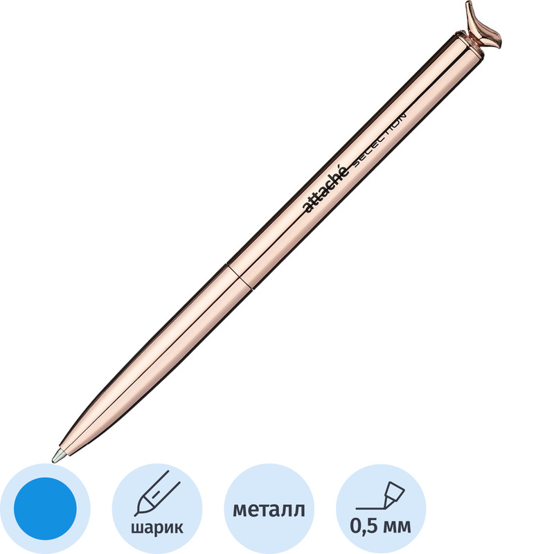 Изображение товара Шариковая ручка Attache Selection Spring с синими чернилами в подарочной коробке