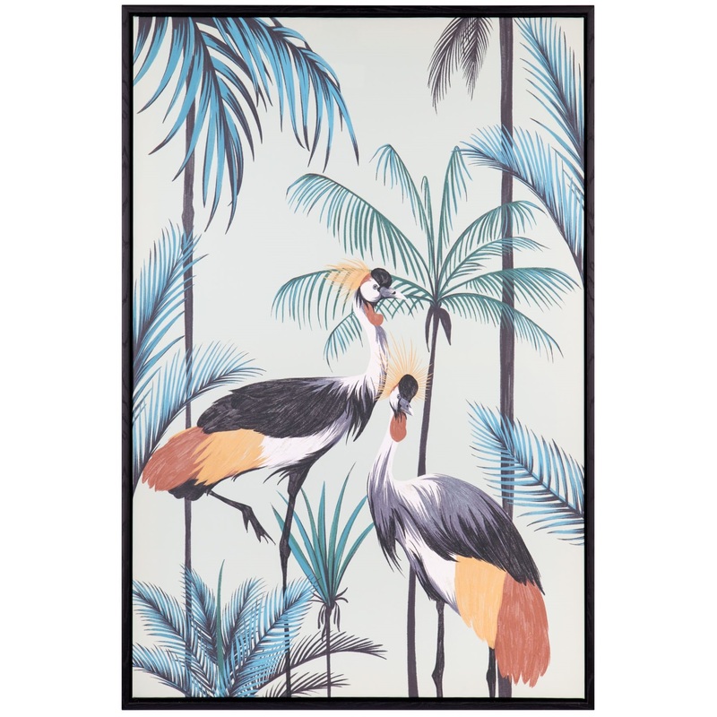 Изображение товара Картина на холсте Tomas Stern 87024 90x60 см с экзотическими птицами