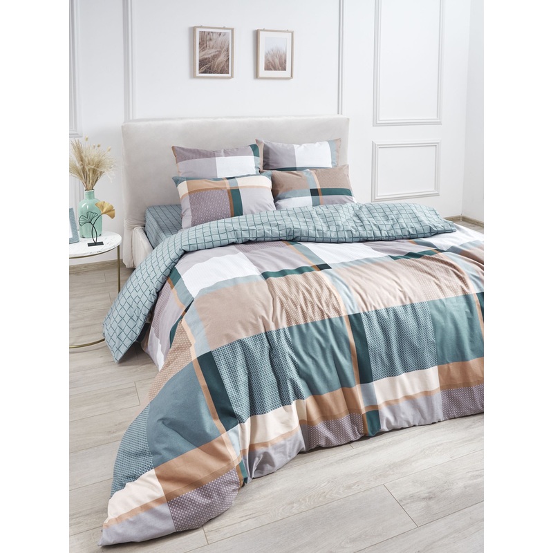 Изображение товара Комплект постельного белья Guten Morgen Shepard 2-спальный поплин 220x240 см