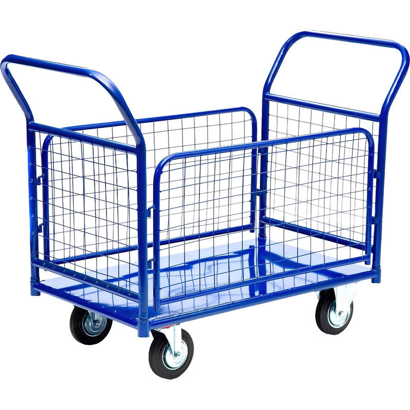 Изображение товара Платформенная тележка Стелла-техник КПО-300С-200-К 600x1000 мм грузоподъемность 550 кг