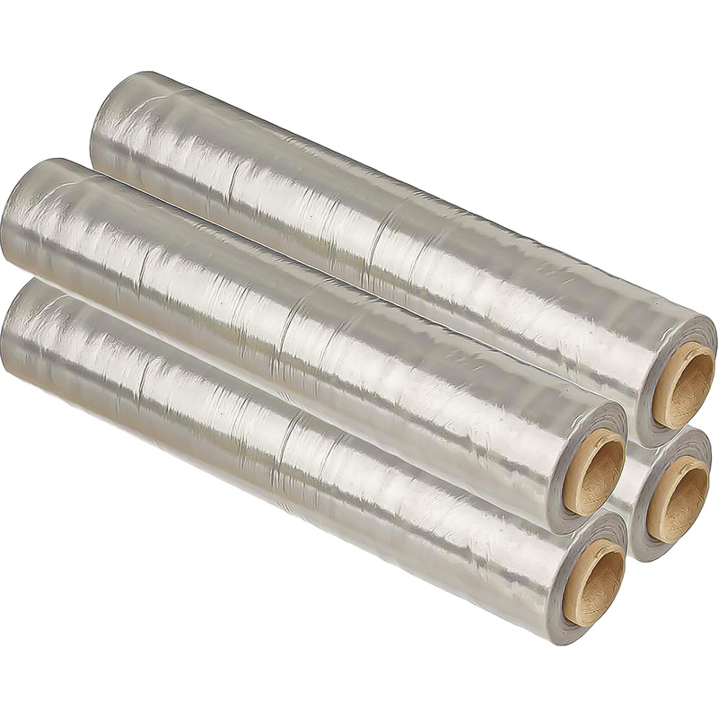 Изображение товара Уценка стрейч-пленка для ручной упаковки 17 мкм серебристая 4 шт