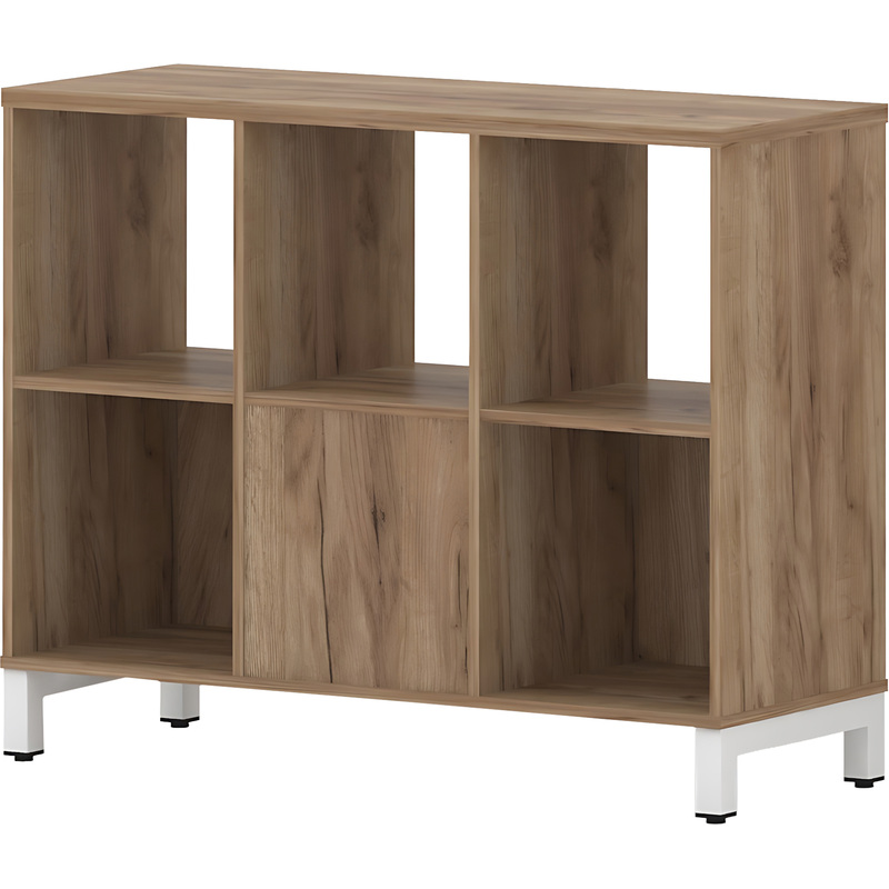 Изображение товара Стеллаж для документов Style Project SN.NSD-231 дуб табак/белый 1121x400x881 мм Изображение товара Стеллаж для документов Style Project SN.NSD-231 дуб табак/белый 1121x400x881 мм