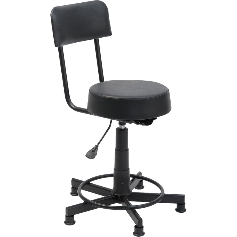 Изображение товара Кресло кассира КС-2 черное из искусственной кожи с регулировкой высоты