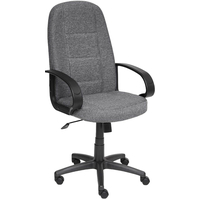 Кресло для руководителя TetChair CH747 серое (ткань, пластик)