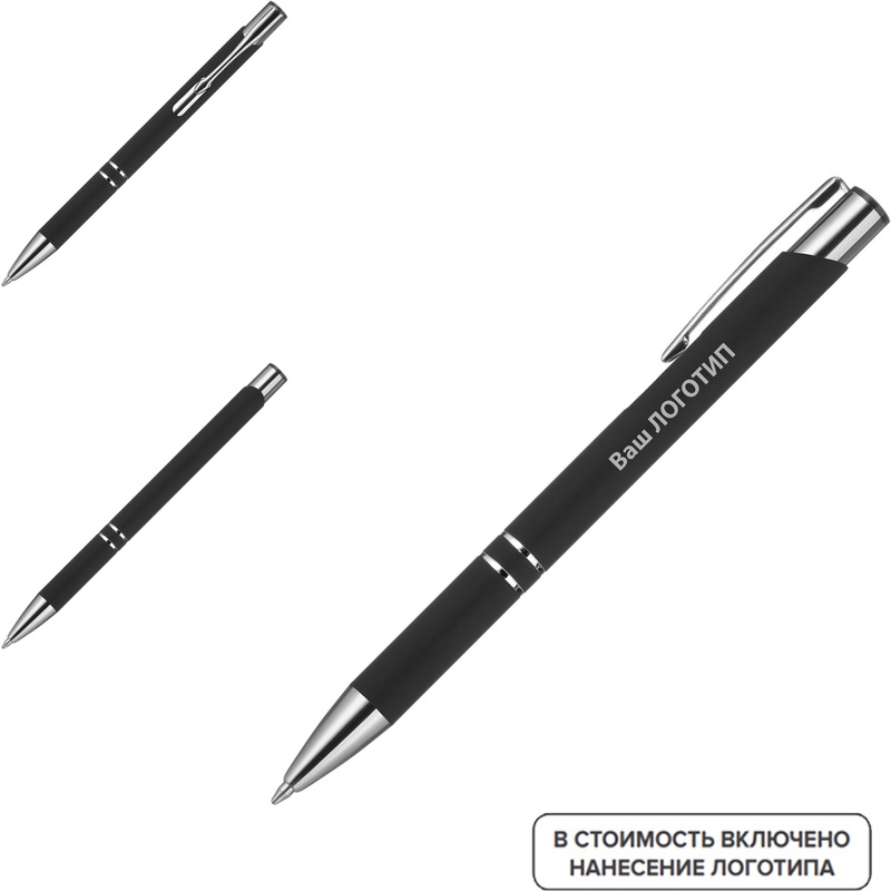 Изображение товара Ручка шариковая автоматическая Alpha синяя 1 мм упаковка 100 шт