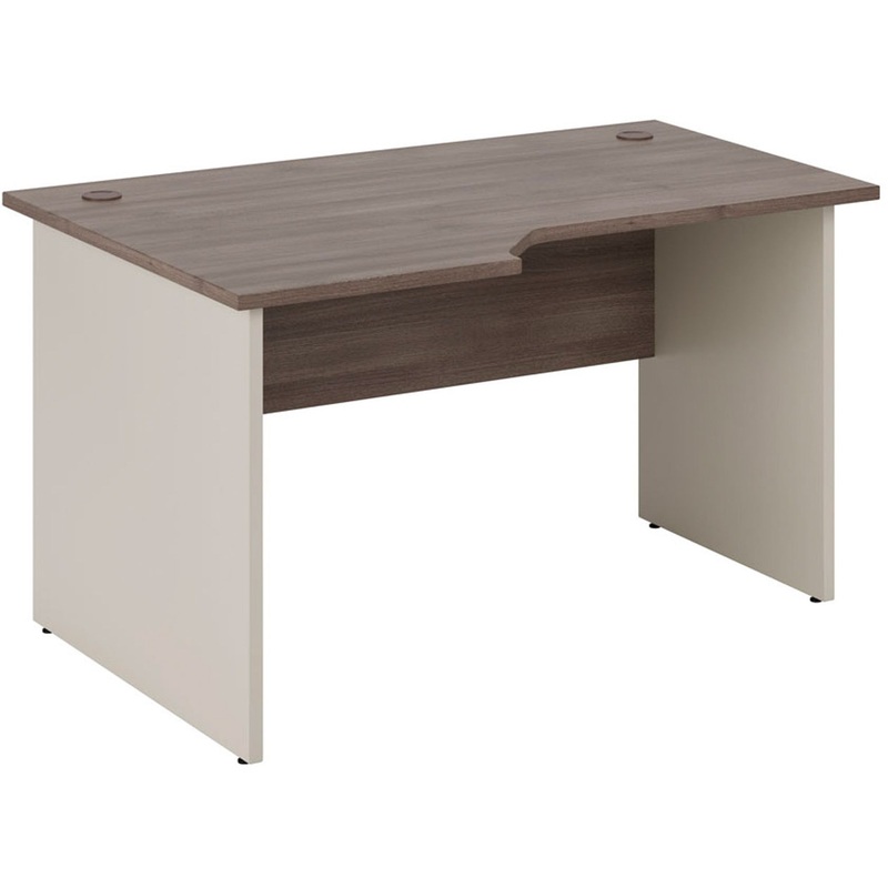 Изображение товара Стол эргономичный NLN36315331 (дуб тёмный шамони/бежевый, 1350х900х750 мм)